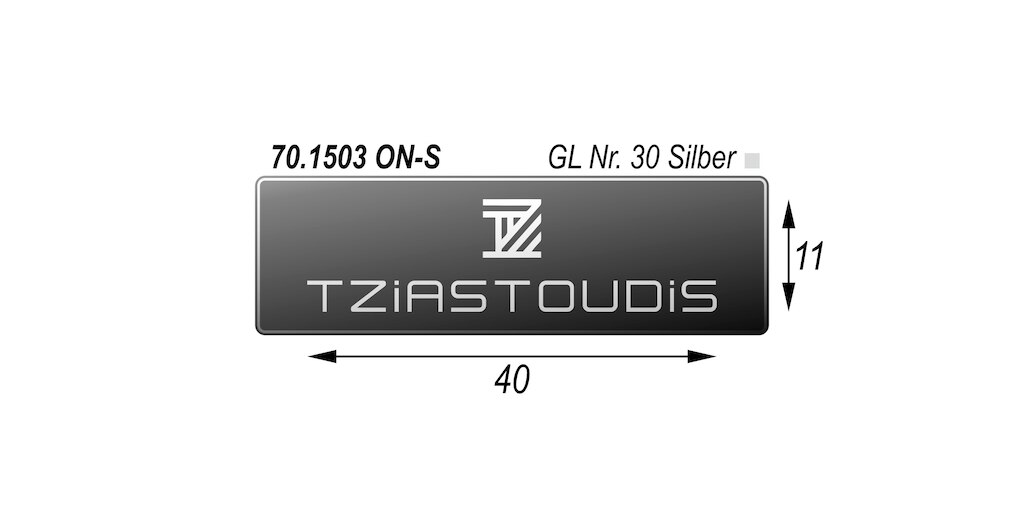 Hinge arm cover cap, customised TZiASTOUDiS