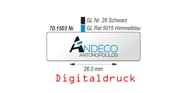 Hinge arm cover cap, customised ANDECO ANTONOPOULOS