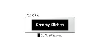 Hinge arm cover cap, customised Dreamy Kitchen
