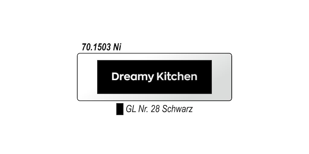 Hinge arm cover cap, customised Dreamy Kitchen