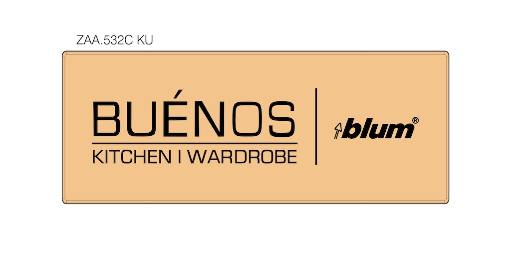 TANDEMBOX cover cap BUENOS KITCHEN WARDROBE blum