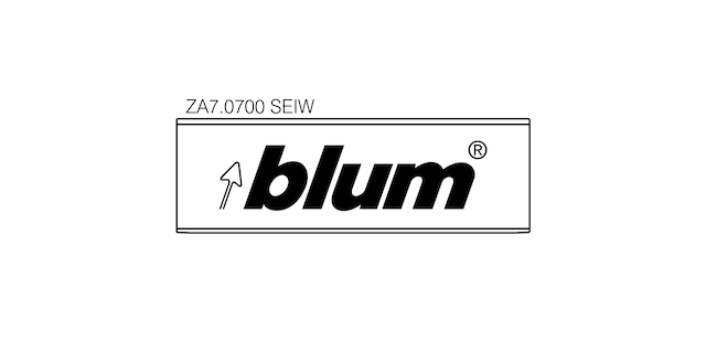 LEGRABOX branding element N, M, K, C, F, logo blum 
