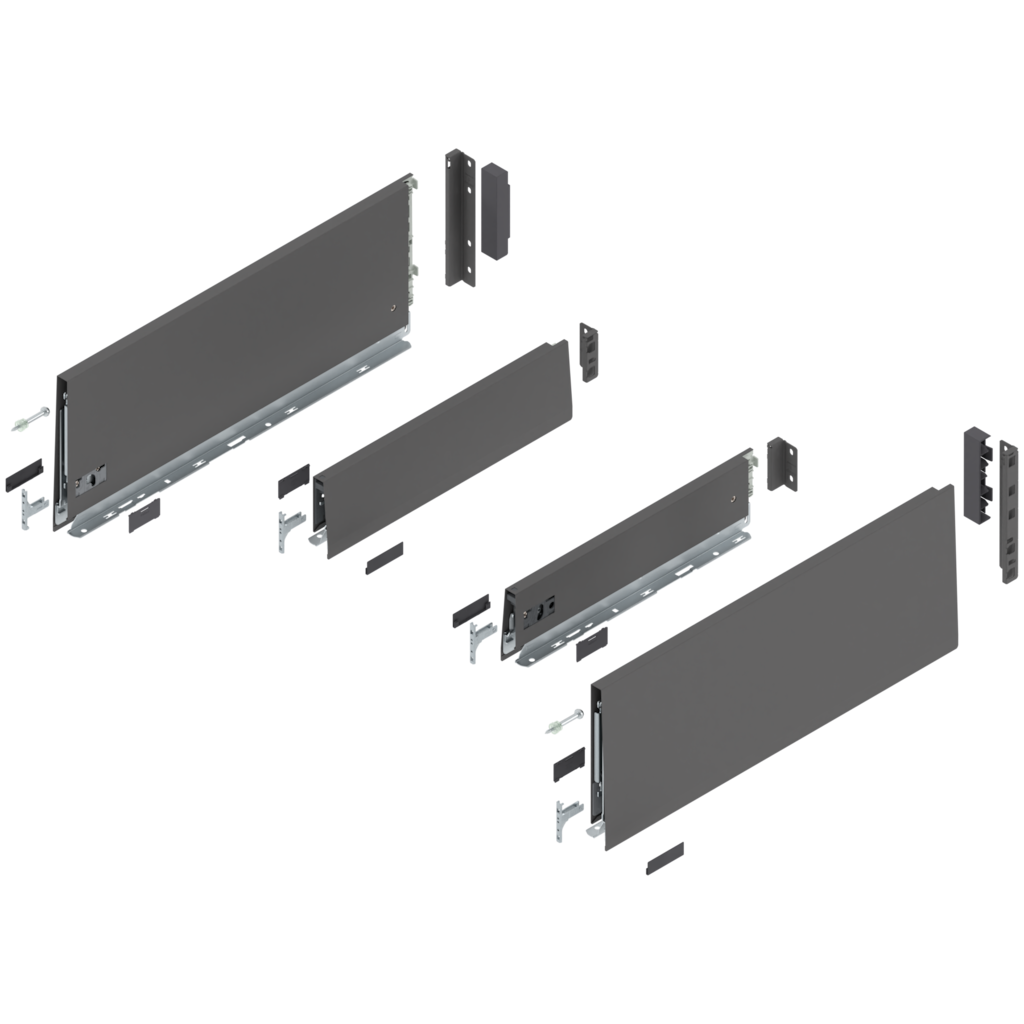 MERIVOBOX set, sink drawer system height (space requirement) E (209.0 mm)