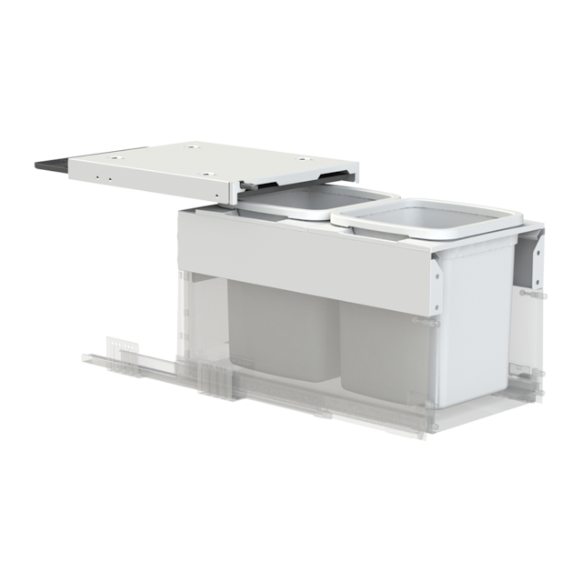 Concelo entro waste bin set 2 x 13 l
