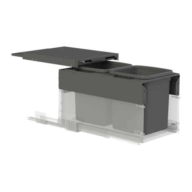 Concelo entro waste bin set 2 x 13 l