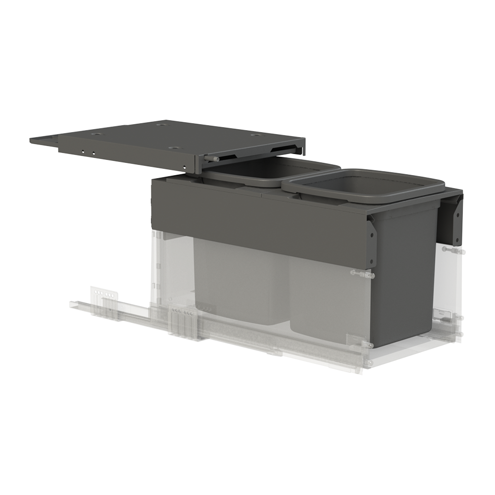 Concelo entro waste bin set 2 x 13 l