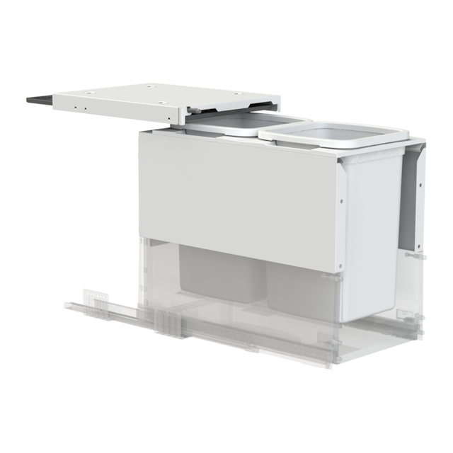 Concelo entro waste bin set 2 x 16 l