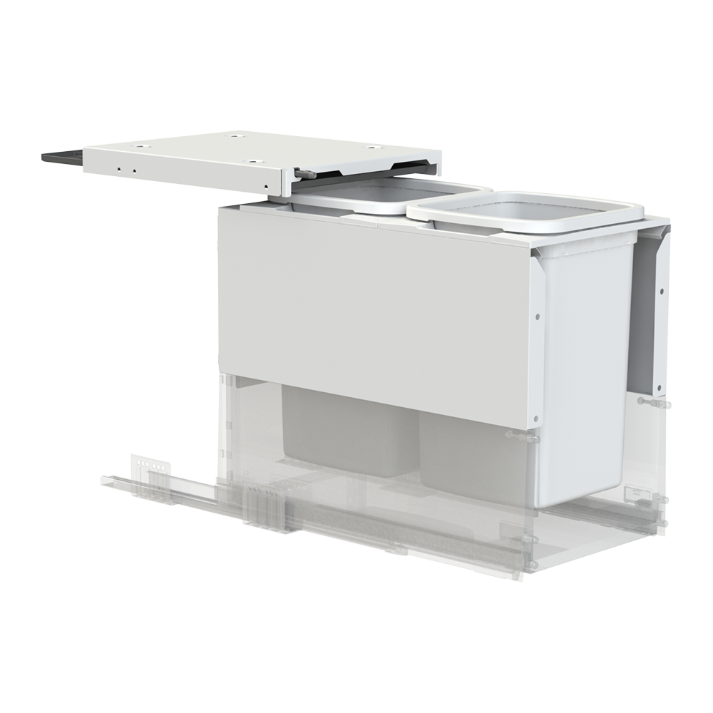 Concelo entro waste bin set 2 x 16 l