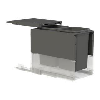 Concelo entro waste bin set 2 x 16 l