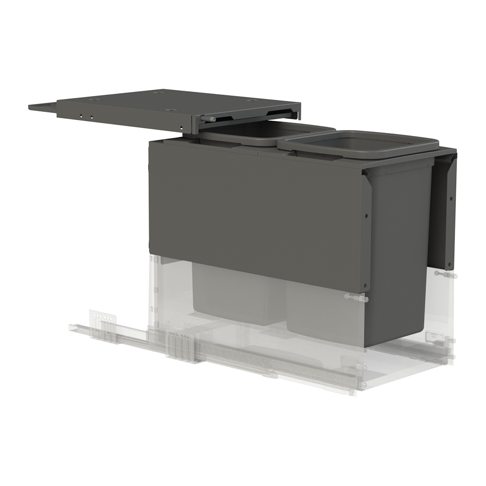 Concelo entro waste bin set 2 x 16 l