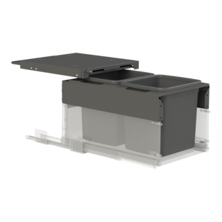 Concelo entro waste bin set 2 x 15 l