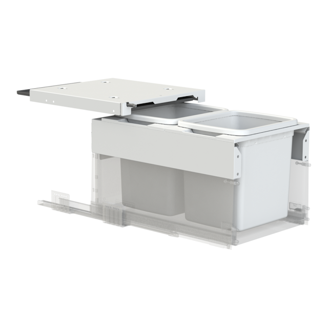 Concelo entro waste bin set 2 x 15 l