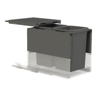 Concelo entro waste bin set 2 x 20 l