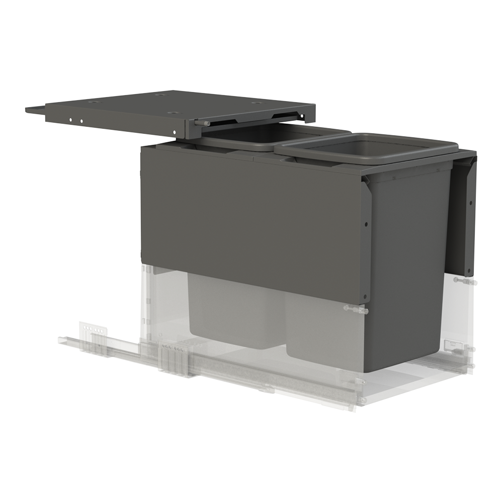 Concelo entro waste bin set 2 x 20 l
