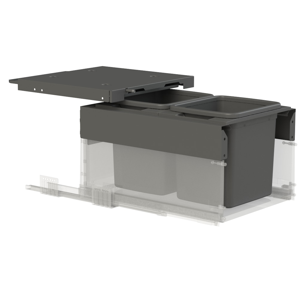 Concelo entro waste bin set 2 x 15 l