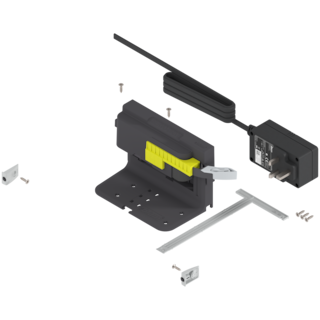 SERVO-DRIVE uno bottom mount waste bin solution