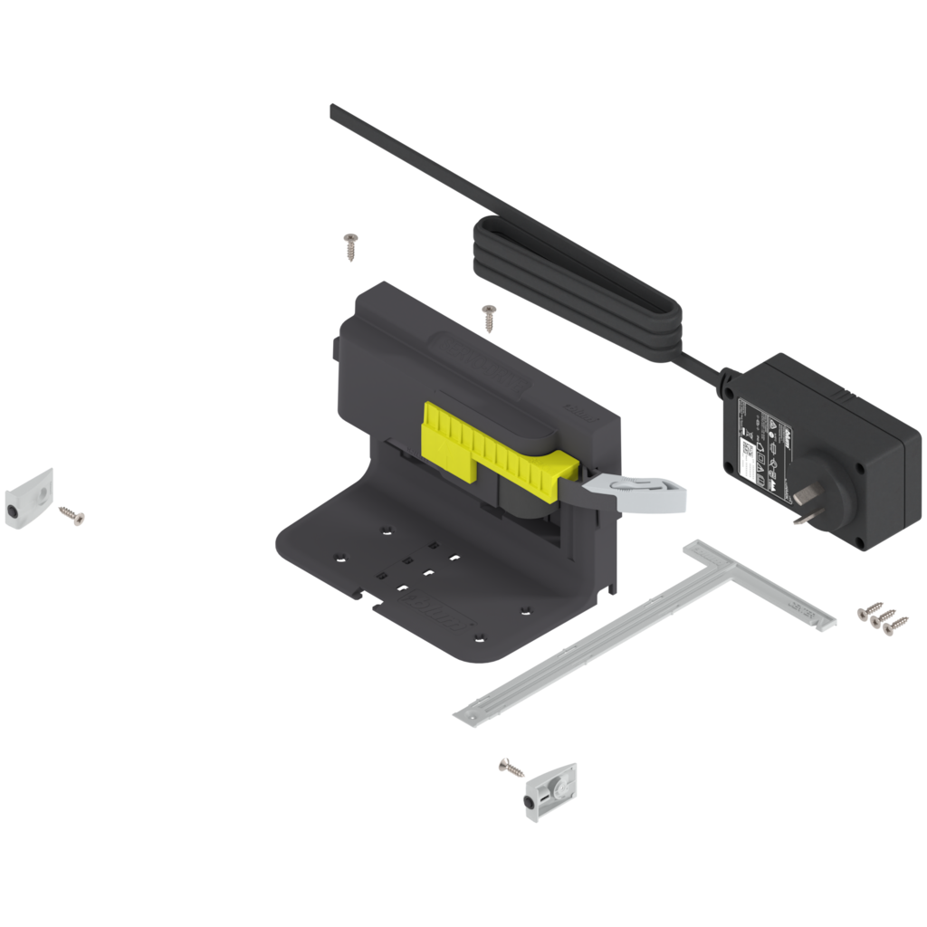 SERVO-DRIVE uno bottom mount waste bin solution