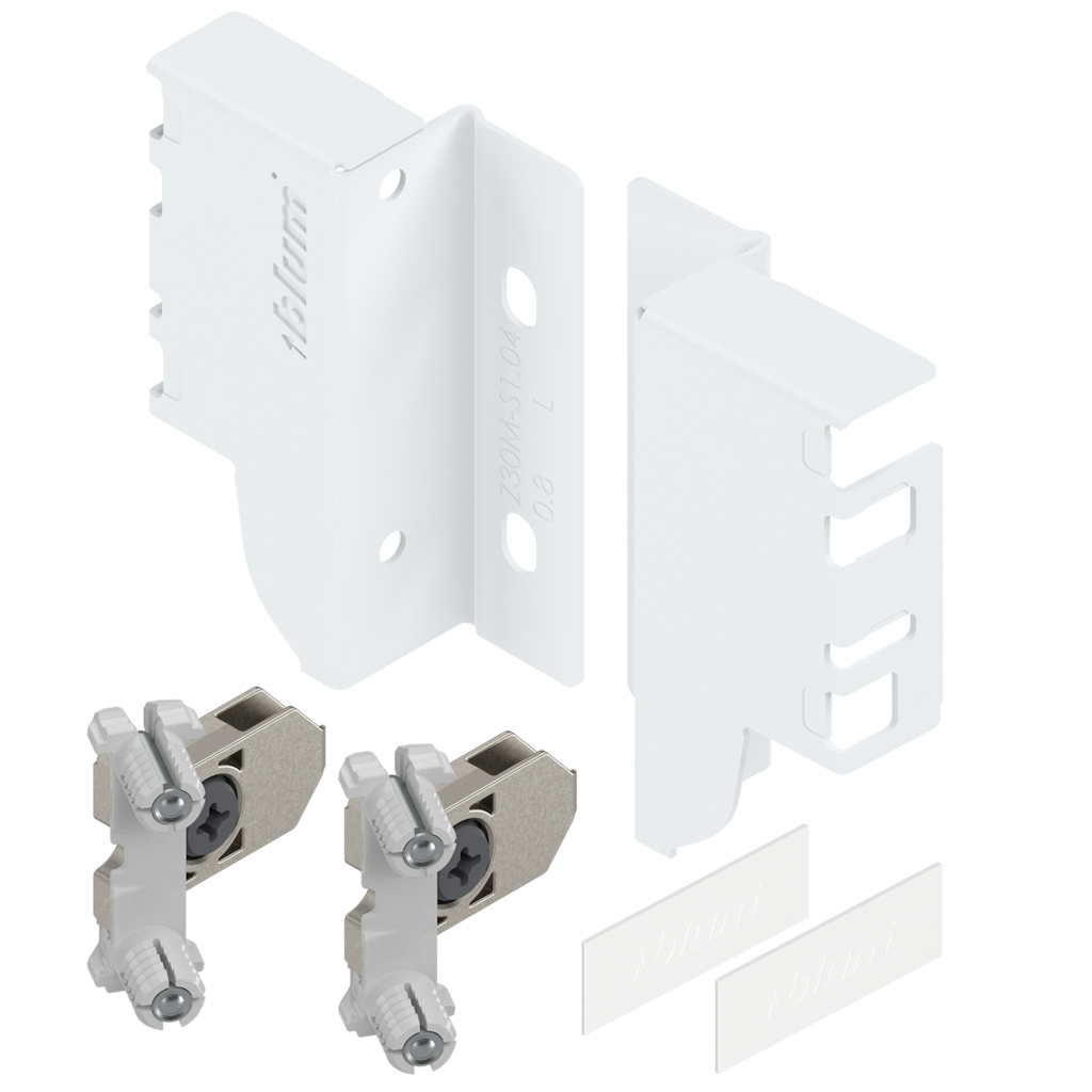 TANDEMBOX M Trade Pack, Bracket set with cover caps, 20 pairs