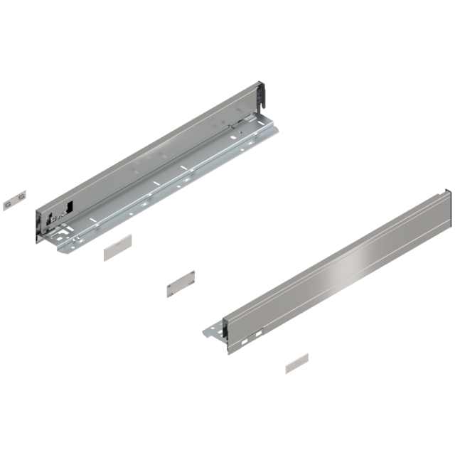 LEGRABOX pure drawer side set height N