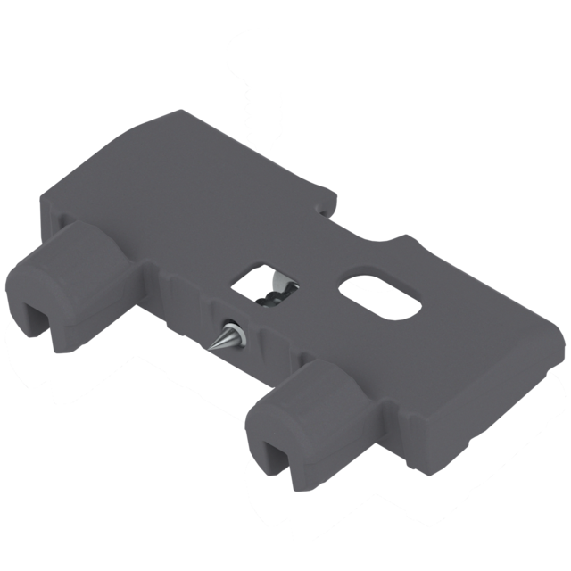Base support bracket for knocking in and screwing
