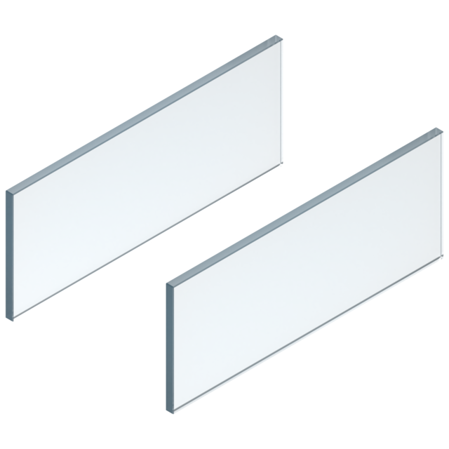 LEGRABOX free design element side mounted clear, logo plain 