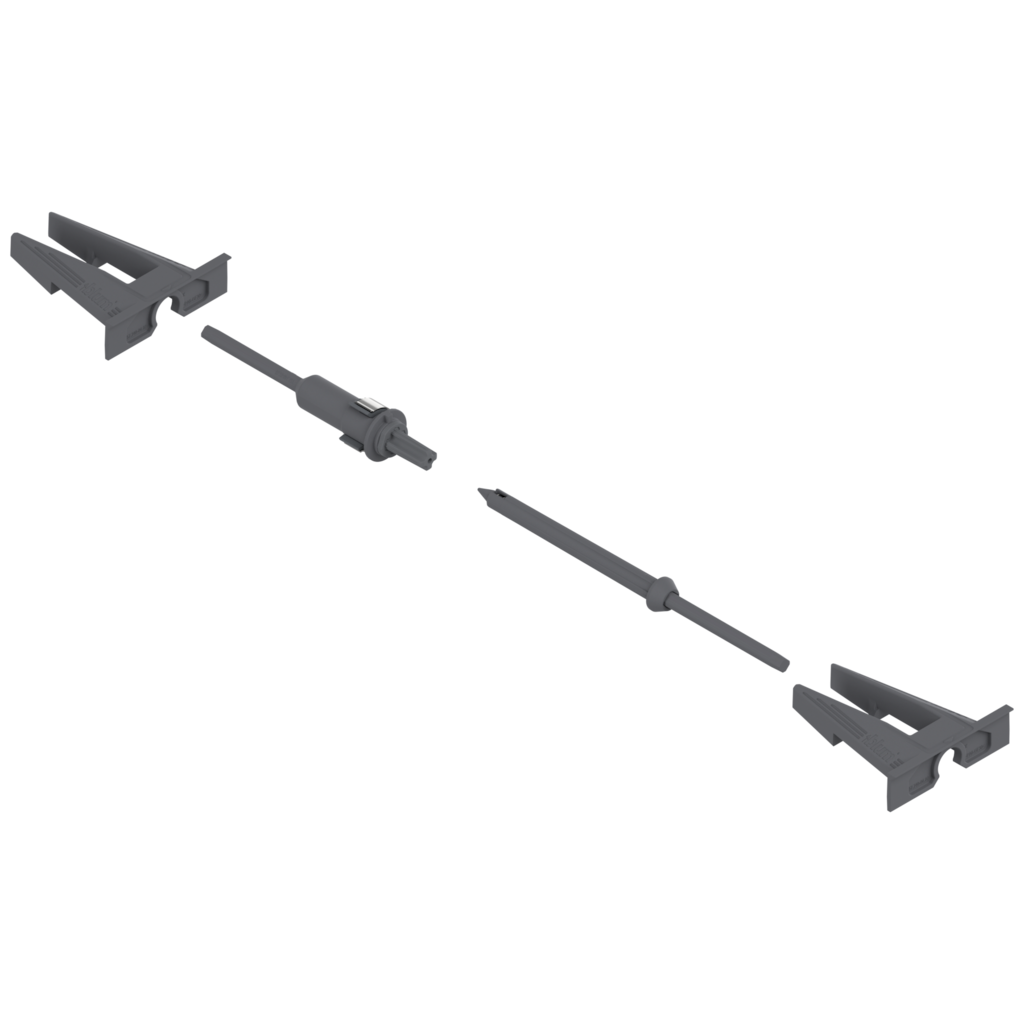 LEGRABOX/MOVENTO TIP-ON locking device and attachment