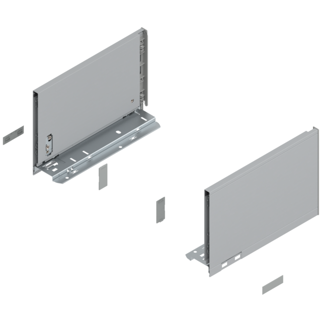 LEGRABOX pure drawer side set height C