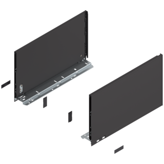 LEGRABOX pure drawer side set height F