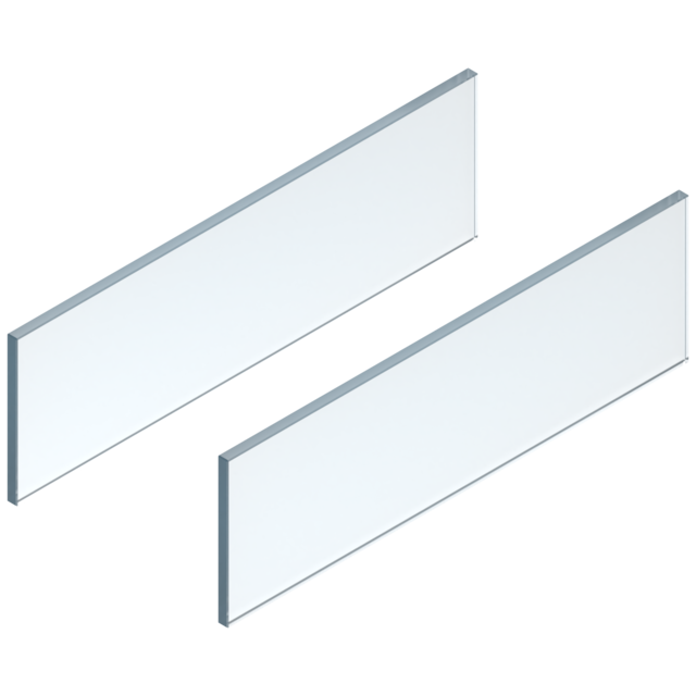 LEGRABOX free design element side mounted clear, logo plain 
