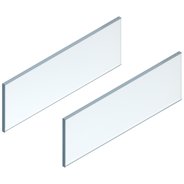 LEGRABOX free design element side mounted clear, logo plain 