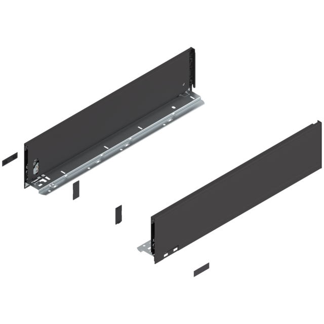 LEGRABOX pure drawer side set height K