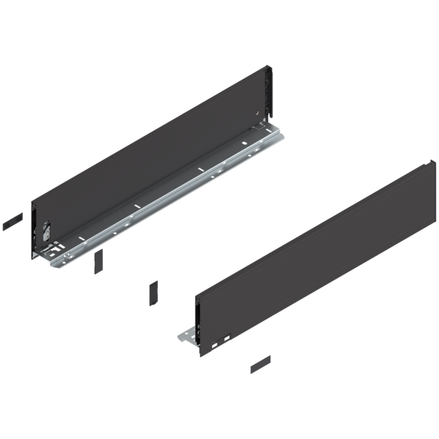 LEGRABOX pure drawer side set height K