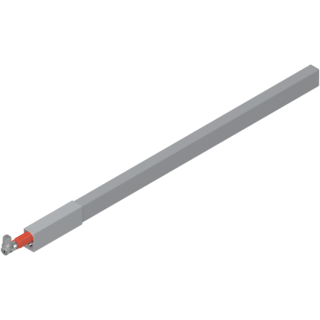 TANDEMBOX Οριζόντια ράγα βέργας 500 mm, δεξιό