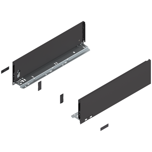 LEGRABOX pure drawer side set height K