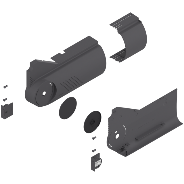 SERVO-DRIVE AVENTOS lift mechanism cover cap set HL, logo plain 
