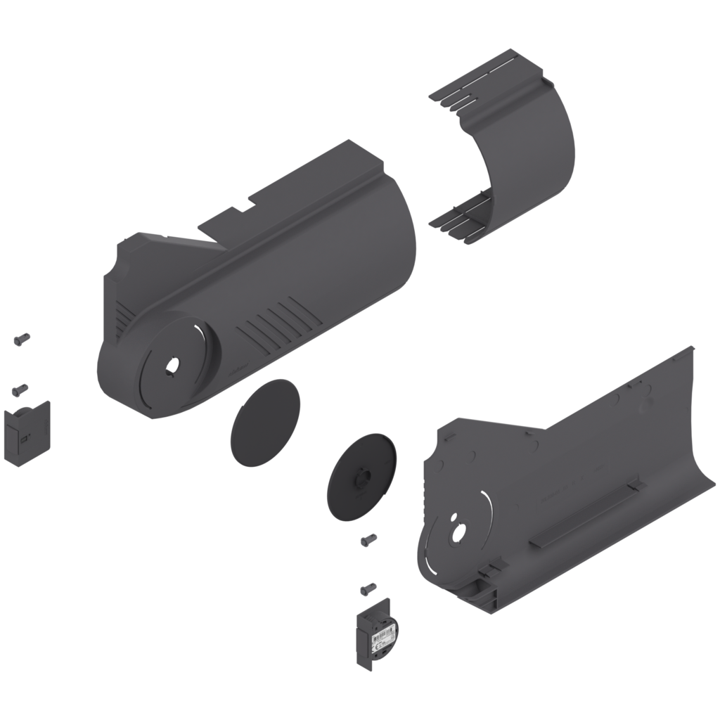 SERVO-DRIVE AVENTOS lift mechanism cover cap set HL, logo plain 