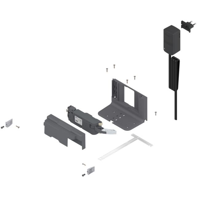 SERVO-DRIVE uno bottom mount waste bin solution