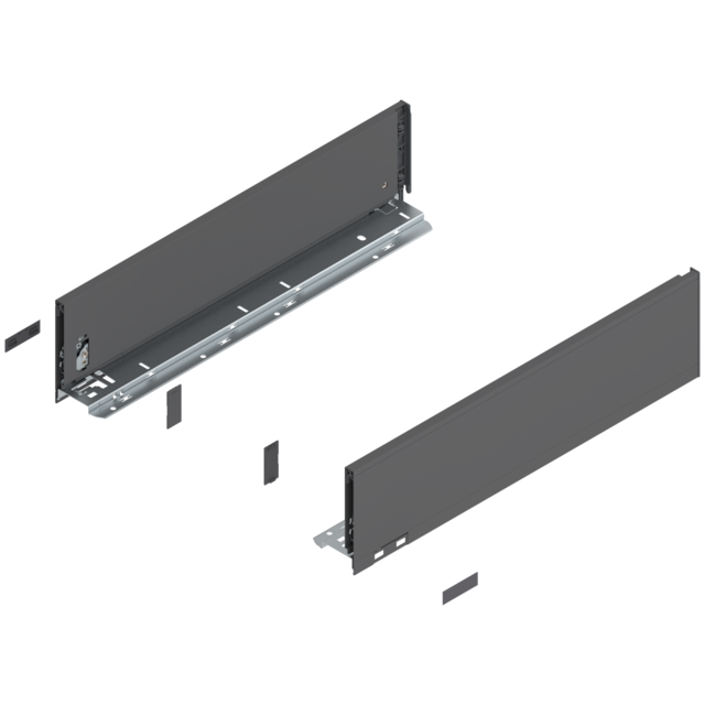 LEGRABOX pure drawer side set height K