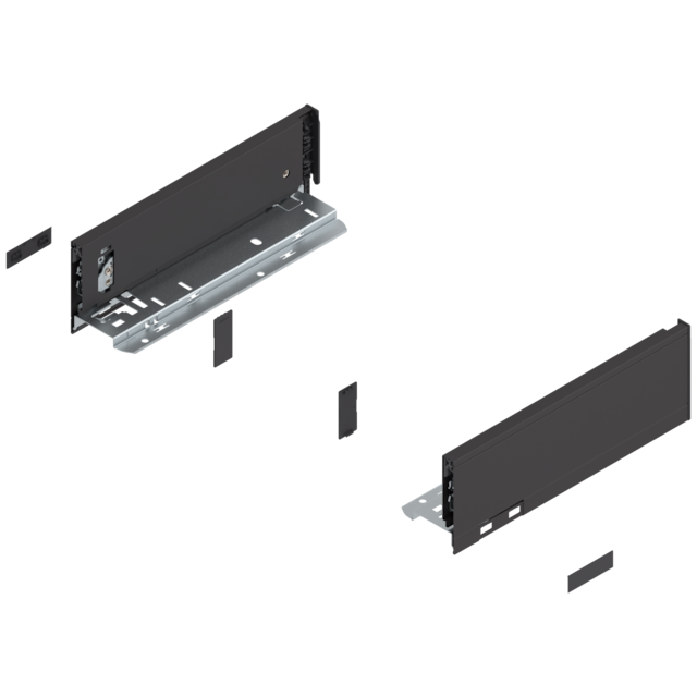 LEGRABOX pure drawer side set height M