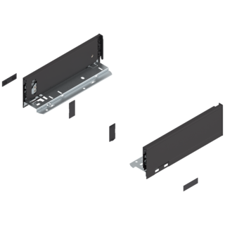 LEGRABOX pure drawer side set height M