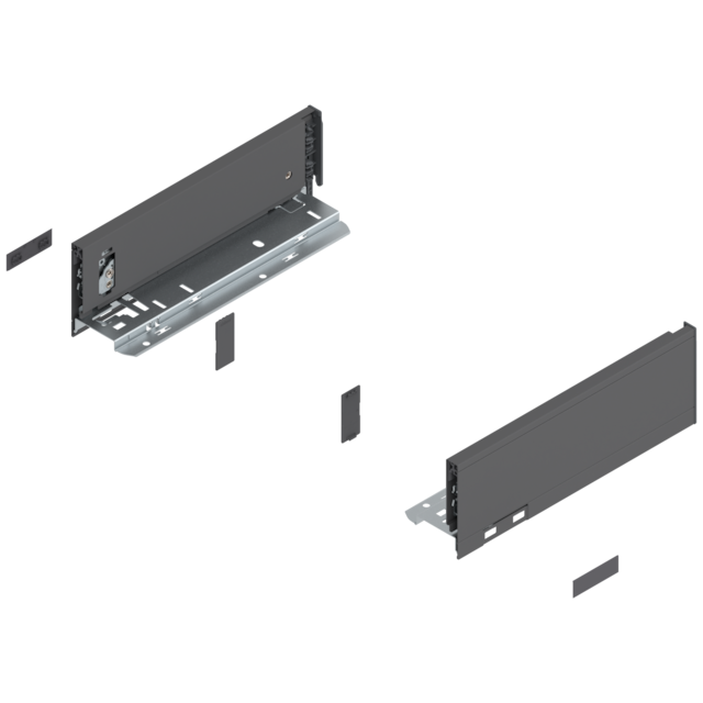 LEGRABOX pure drawer side set height M