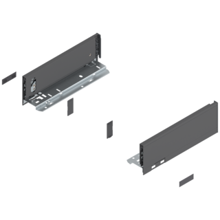 LEGRABOX pure drawer side set height M