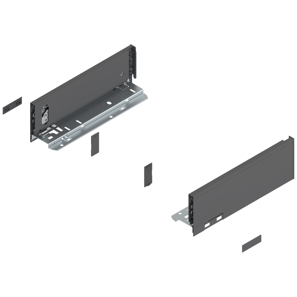 LEGRABOX pure drawer side set height M