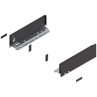 LEGRABOX pure drawer side set height M