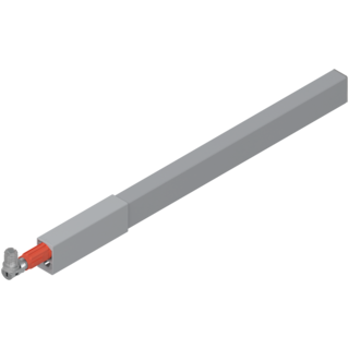 TANDEMBOX Οριζόντια ράγα βέργας 350 mm, δεξιό