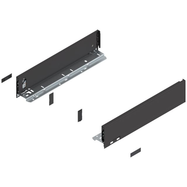 LEGRABOX pure drawer side set height M