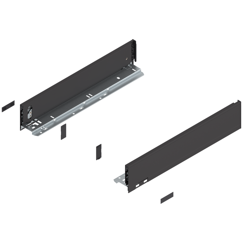 LEGRABOX pure drawer side set height M