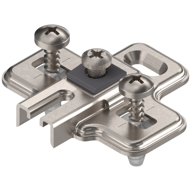 MODUL mounting plate cruciform refrigerator facade door hinge