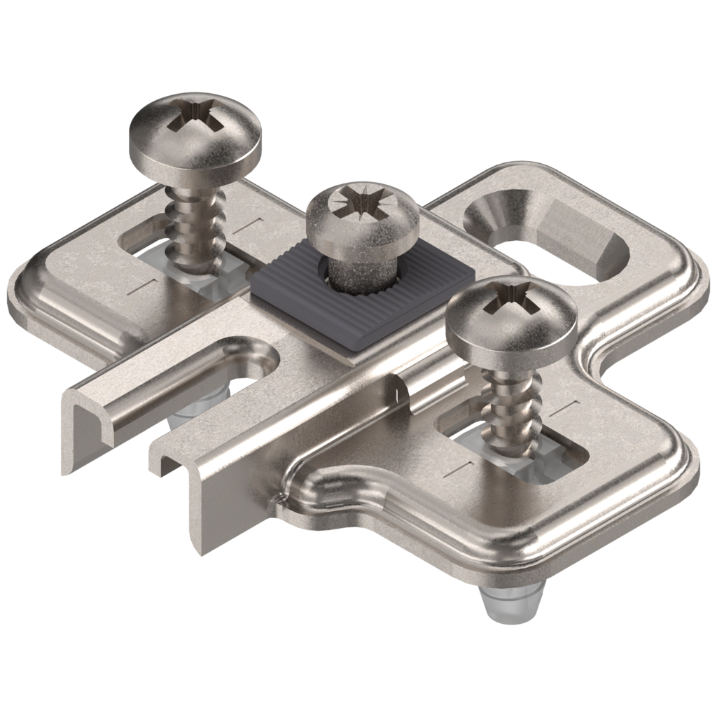 MODUL mounting plate cruciform refrigerator facade door hinge