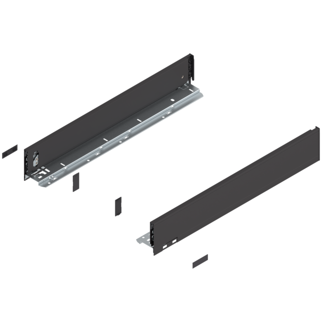 LEGRABOX pure drawer side set height M